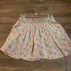Zara Basic Floral Mini Skirt